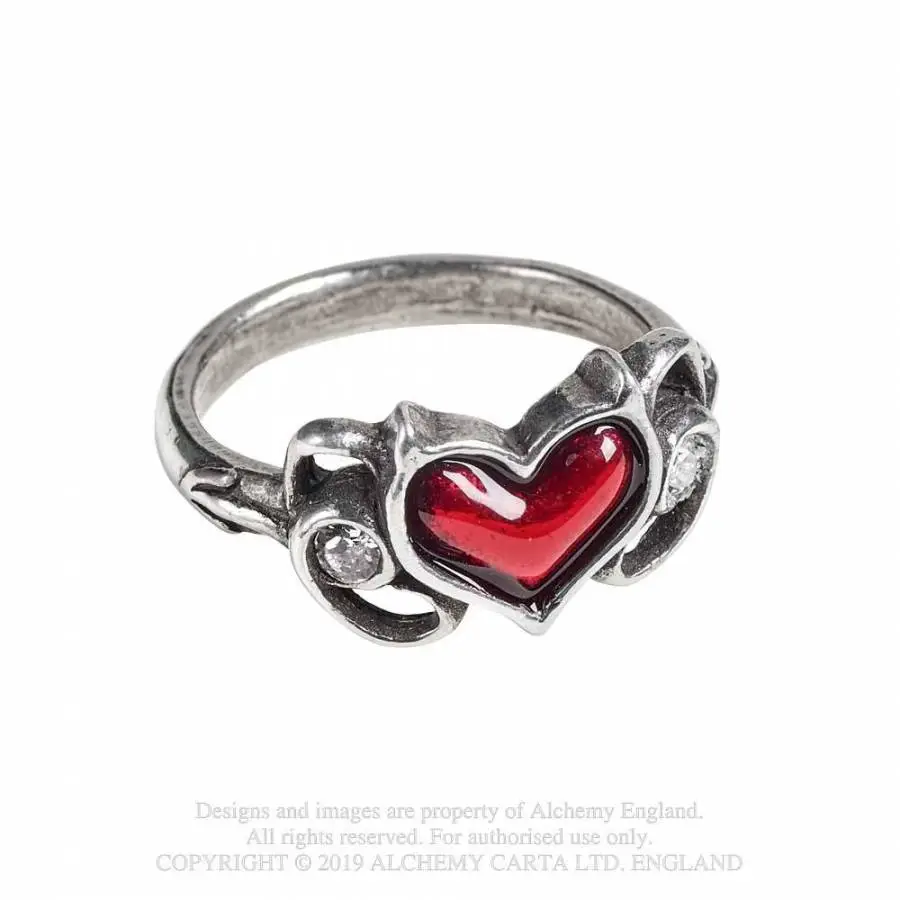 Bague ALCHEMY GOTHIC 'little Devil Heart' 5 Bague ALCHEMY GOTHIC 'little Devil Heart' – Image 3