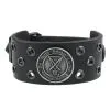 DISCOBOLE Bracelet Cuir Noir Sigil Of Lucifer 1 DISCOBOLE Bracelet Cuir Noir Sigil Of Lucifer -Vêtements Gothiques lsf167 900
