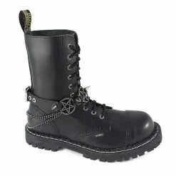 DISCOBOLE Collier Cuir Pentagrammes -Vêtements Gothiques lsf3 18 900