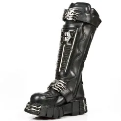 Bottes Cuir New Rock M.1024-S1 -Vêtements Gothiques m 1024 s1 4 900