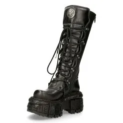 Bottes Cuir New Rock M.272-S3 -Vêtements Gothiques m 272 s3 4 900