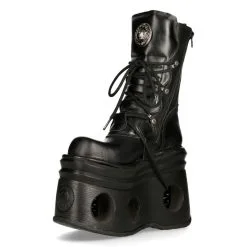 Bottes Cuir New Rock M.373-S94 -Vêtements Gothiques m 373 s94 4 900