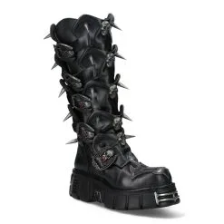 Bottes Cuir New Rock M.755-C4 10 Bottes Cuir New Rock M.755-C4 -Vêtements Gothiques m 755 c4 2 900