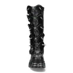 Bottes Cuir New Rock M.755-C4 11 Bottes Cuir New Rock M.755-C4 -Vêtements Gothiques m 755 c4 3 900