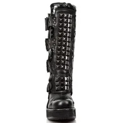 Bottes New Rock M.8342-R1 En Cuir -Vêtements Gothiques m 8342 c8 3 900
