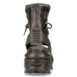 Bottines Cuir New Rock M.BIOS107-C3 -Vêtements Gothiques m bios107 c3 5 900