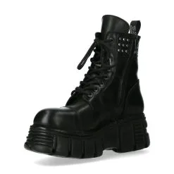 Bottes Cuir New Rock M-MILI245-C4 -Vêtements Gothiques m mili245 c4 4 900