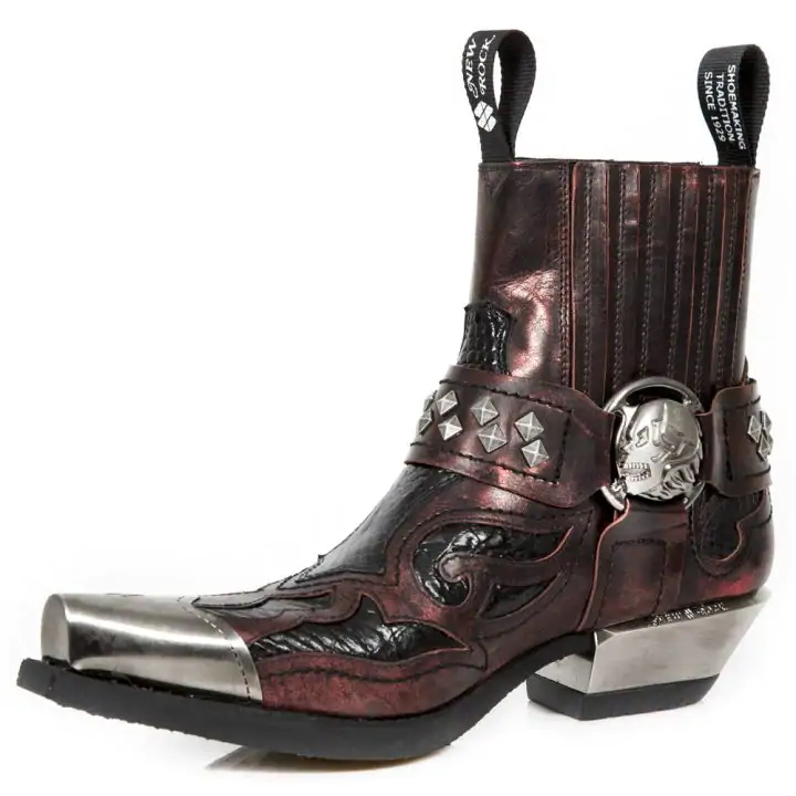 Santiags Cuir New Rock M.WST005P-C4 4 Santiags Cuir New Rock M.WST005P-C4 – Image 2