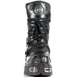 Bottes Gothiques NEW ROCK N°107 Black -Vêtements Gothiques m107s33