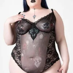 Body KILLSTAR 'Magnolia' -Vêtements Gothiques magnolia lace bodysuit plus w b x1600 900