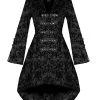 Longue Veste Gothique Femme H&R LONDON -Vêtements Gothiques medscalestock hrlondon 304 black g