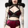Soutien-gorge Gothique KILLSTAR 'Mercy' -Vêtements Gothiques mercy lace bra blood d x1600 900