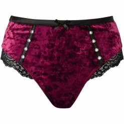 Culotte Gothique KILLSTAR 'Mercy' -Vêtements Gothiques mercy lace panty blood g x1600 900