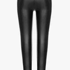 Leggings PUNK RAVE Look Cuir 'nuit Noire' -Vêtements Gothiques mg 8394 900