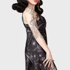 Nuisette KILLSTAR 'midnight Ire Night' 7 Nuisette KILLSTAR 'midnight Ire Night' -Vêtements Gothiques midnight ire lounge dress w e x1600 900