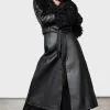 Long Manteau KILLSTAR 'Midnight Sun' -Vêtements Gothiques midnight sun coat w b x1600 900