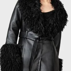 Long Manteau KILLSTAR 'Midnight Sun' -Vêtements Gothiques midnight sun coat w c x1600 900