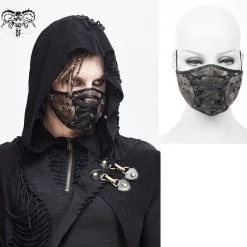 DEVIL FASHION Masque Steampunk En Tissu -Vêtements Gothiques mk043 900