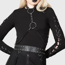 Harnais KILLSTAR 'my New Muse' -Vêtements Gothiques my new muse harness w d 900