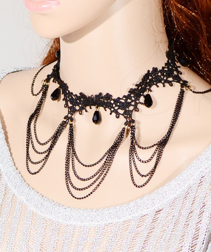 DISCOBOLE Collier Gothique Ras De Cou 5 DISCOBOLE Collier Gothique Ras De Cou – Image 3