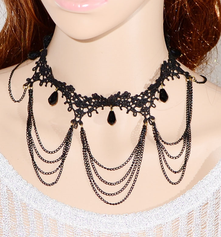 DISCOBOLE Collier Gothique Ras De Cou 4 DISCOBOLE Collier Gothique Ras De Cou – Image 2