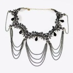 DISCOBOLE Collier Gothique Ras De Cou