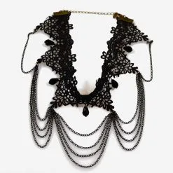 DISCOBOLE Collier Gothique Ras De Cou -Vêtements Gothiques n3137 2