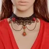 DISCOBOLE Collier Gothique Ras De Cou -Vêtements Gothiques n3354