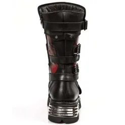 Bottes Cuir New Rock M.1020-R2 12 Bottes Cuir New Rock M.1020-R2 -Vêtements Gothiques new rock m 1020 r2 5 zoom