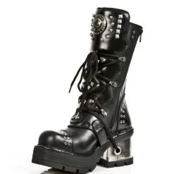Bottes Cuir New Rock M.1029-C1 -Vêtements Gothiques new rock m 1029 c1 4 zoom