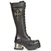 Bottes Cuir New Rock M.1031-C1 -Vêtements Gothiques new rock m 1031 c1 zoom