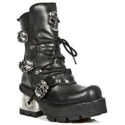 Bottines Cuir New Rock M.1044-S1 -Vêtements Gothiques new rock m 1044 s1 2 zoom