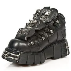 Chaussures Cuir New Rock M.109-C1 -Vêtements Gothiques new rock m 109 c1 4 zoom