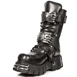 Bottes Cuir New Rock M.148-C1 11 Bottes Cuir New Rock M.148-C1 -Vêtements Gothiques new rock m 148 c1 4 zoom