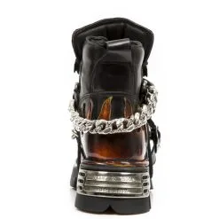 Bottines Cuir New Rock M.1495-S1 -Vêtements Gothiques new rock m 1495 s1 5 zoom