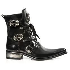 Bottines Hommes New Rock M.2284-S1 -Vêtements Gothiques new rock m 2284 s1 2 zoom
