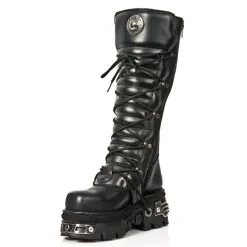 Bottes Cuir New Rock M.272MT-S1 -Vêtements Gothiques new rock m 272mt s1 4 zoom