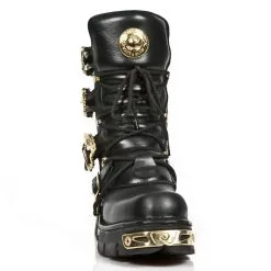 Bottes Cuir New Rock M.391GOLD-C1 -Vêtements Gothiques new rock m 391gold c1 3 zoom