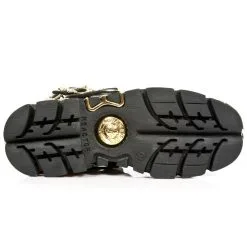 Bottes Cuir New Rock M.391GOLD-C1 -Vêtements Gothiques new rock m 391gold c1 6 zoom