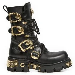 Bottes Cuir New Rock M.391GOLD-C1