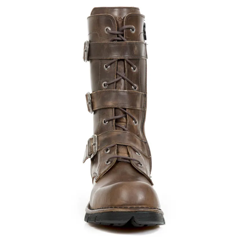 Bottes Cuir Marron New Rock M.710-C4 4 Bottes Cuir Marron New Rock M.710-C4 – Image 2
