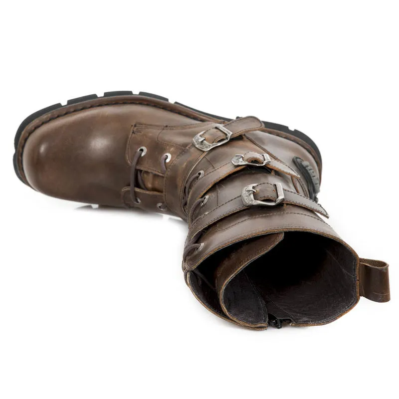 Bottes Cuir Marron New Rock M.710-C4 8 Bottes Cuir Marron New Rock M.710-C4 – Image 6