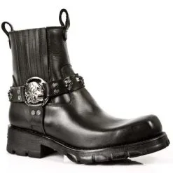 Bottines Cuir New Rock M.7621-S1 10 Bottines Cuir New Rock M.7621-S1 -Vêtements Gothiques new rock m 7621 s1 3 zoom