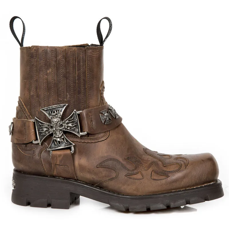 Bottines Steampunk New Rock M.7647-C2 3 Bottines Steampunk New Rock M.7647-C2