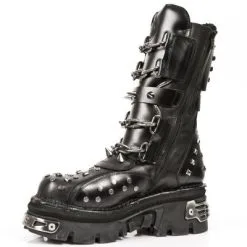 Bottes Cuir New Rock M.799-C10 -Vêtements Gothiques new rock m 799 c10 4 zoom