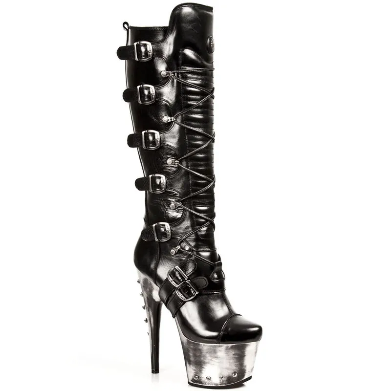 Bottes Cuir New Rock M.DEVIL004-C1 4 Bottes Cuir New Rock M.DEVIL004-C1 – Image 2
