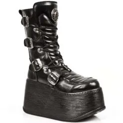 Bottes Cuir New Rock M.EP005-C3 -Vêtements Gothiques new rock m ep005 c3 2 zoom