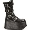 Bottes Cuir New Rock M.EP005-C3 -Vêtements Gothiques new rock m ep005 c3 zoom