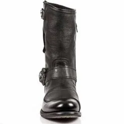 Bottes Cuir Marron New Rock M.GY07-S1 -Vêtements Gothiques new rock m gy07 s1 3 zoom