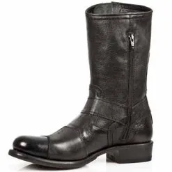 Bottes Cuir Marron New Rock M.GY07-S1 -Vêtements Gothiques new rock m gy07 s1 4 zoom